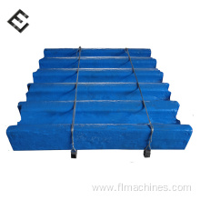 High manganese Fixed jaw plate for jaws crusher